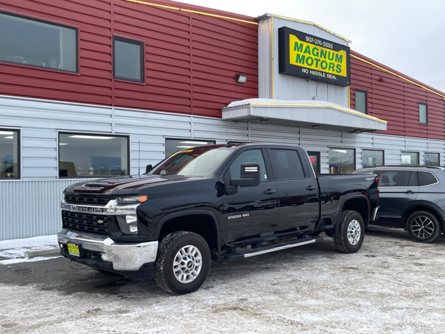 2022 BLACK CHEVROLET SILVERADO 2500H LT (1GC4YNE7XNF) with an 6.6L engine, Automatic transmission, located at 1960 Industrial Drive, Wasilla, 99654, (907) 274-2277, 61.573475, -149.400146 - Photo#0